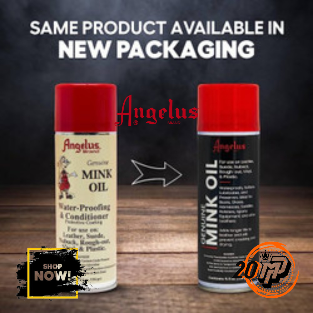 Angelus Mink Oil Spray Aerosol Conditioner Waterproofer USA