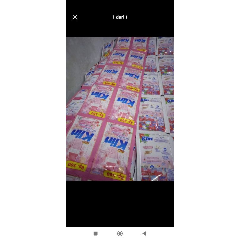 soklin, rinso cair renteng