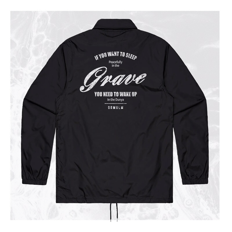 GRAVE COACH JACKET / DRMSLM JACKET / MOSLEM STREETWEAR
