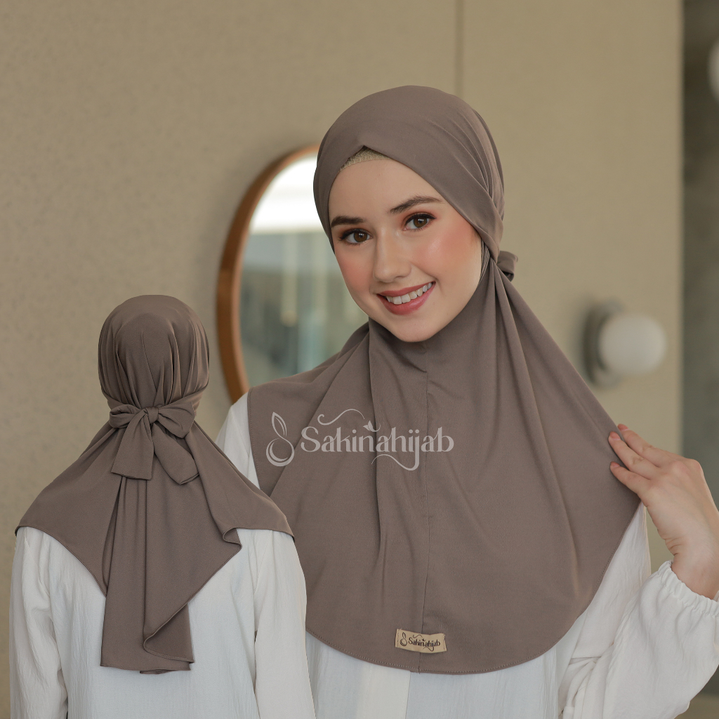 Bergo Tali Instan French Melayu Daily Jersey Ultimate Super Premium