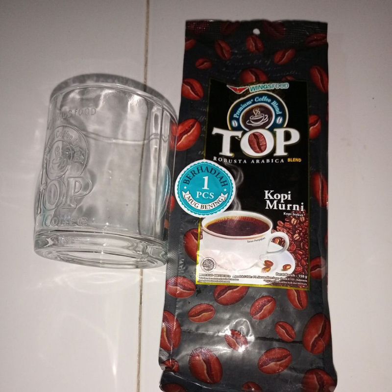 

top coffe+ gelas