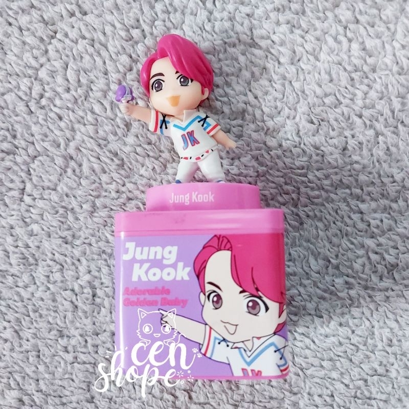 BOOKED BLOCK PACK FIGURE JUNGKOOK TINY TAN X BASKIN ROBBINS BTS