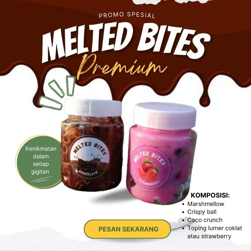 

KitLov ❤️ Melted Bites-Crunchy Crunch Jar Coklat Lumer Strawberry Lumer-Choco Jar Camilan Toples Kaleng