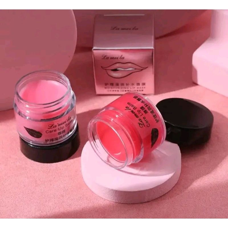 CUCI GUDANG HABISKAN EXP MSH LAMA 2025 Lameila Lip Balm Moisturizing Lip Mask / Pelembab Bibir Lip M