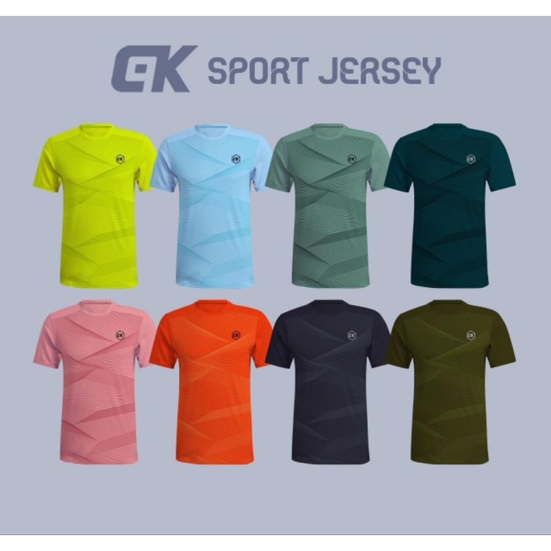 Cod Kaos Oblong Dryfit Kaos Olahraga Pria Polos Kaos Gym Fitness Baju Gym Premium