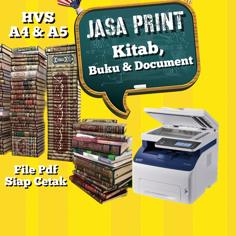 Print Cetak Kitab buku dan Document cetak hvs cetak kertas print hvs print document print pdf
