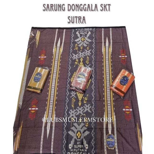 SARUNG DONGGALA RAYON SONGKET CORAK SUTRA