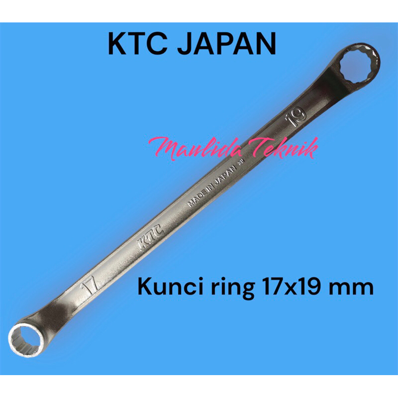 KTC kunci ring 17x19 mm / box end wrench KTC Japan M5-1719