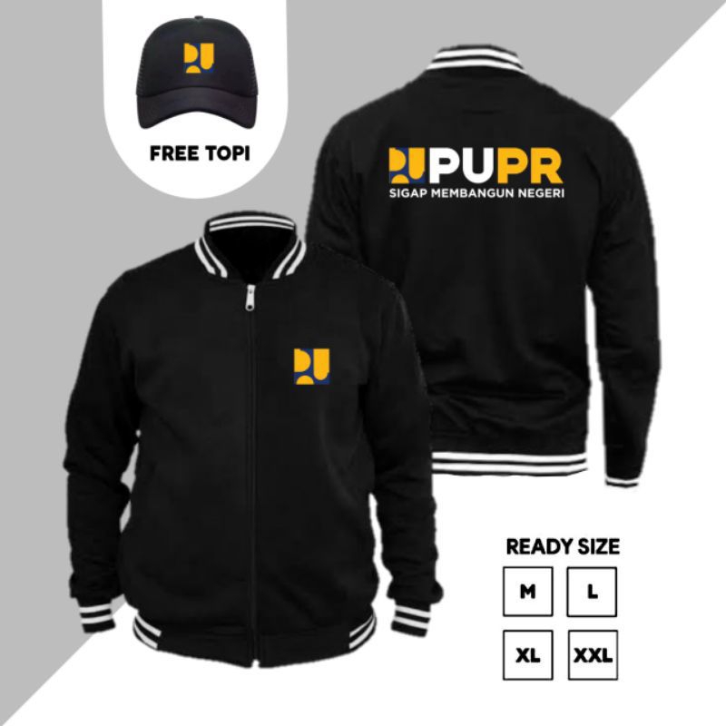 jaket varsity PUPR - jaket PUPR-jaket seragam PUPR