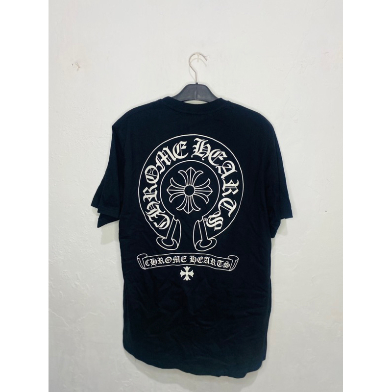Kaos Chrome Heart Black Second