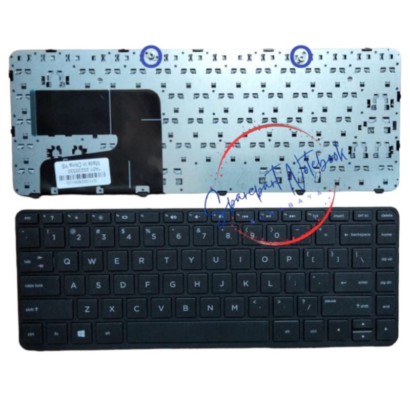 Keyboard HP Pavilion 14-d010au 14-d010tu 14-d012au 14-d012tu 14-d040tu 14-r204tu 14-r110tu 14-r019tu