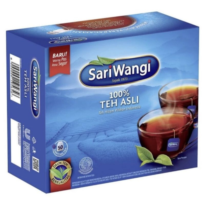 

SARIWANGI TEH CELUP TEH ASLI 50s'