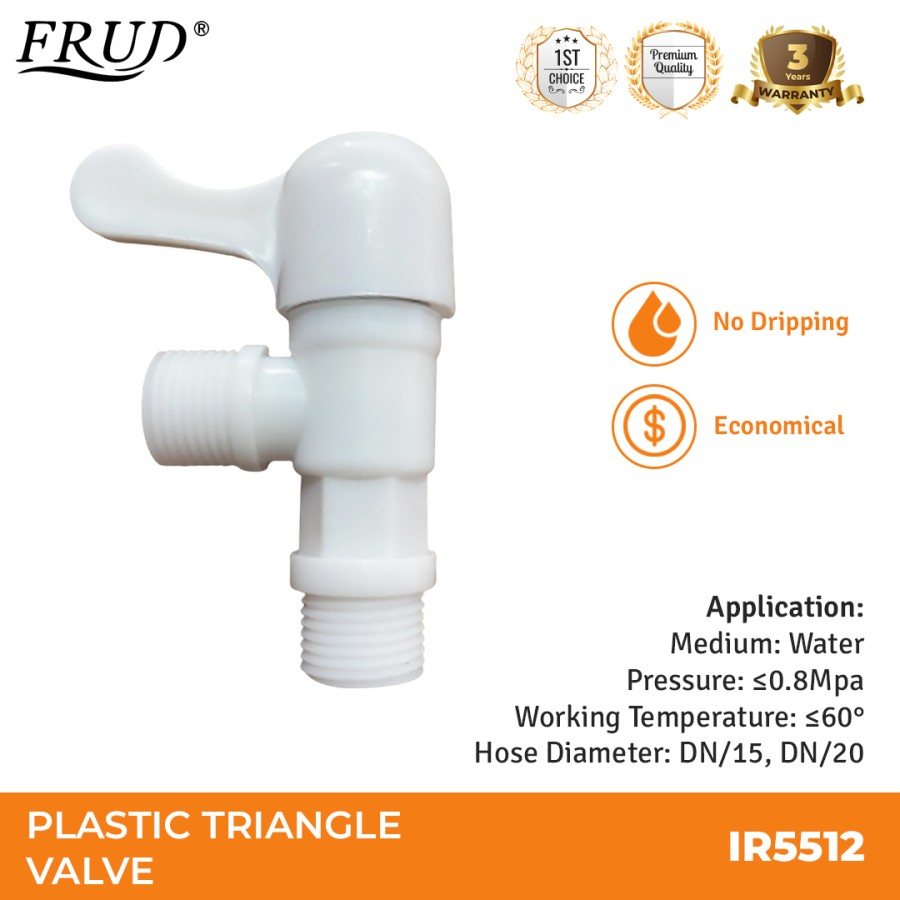 Ferroli Frap FRUD IR5112 Kran Cabang PVC| Kran Sower Plastik | Kran Cabang | Kran PVC Berlualitas