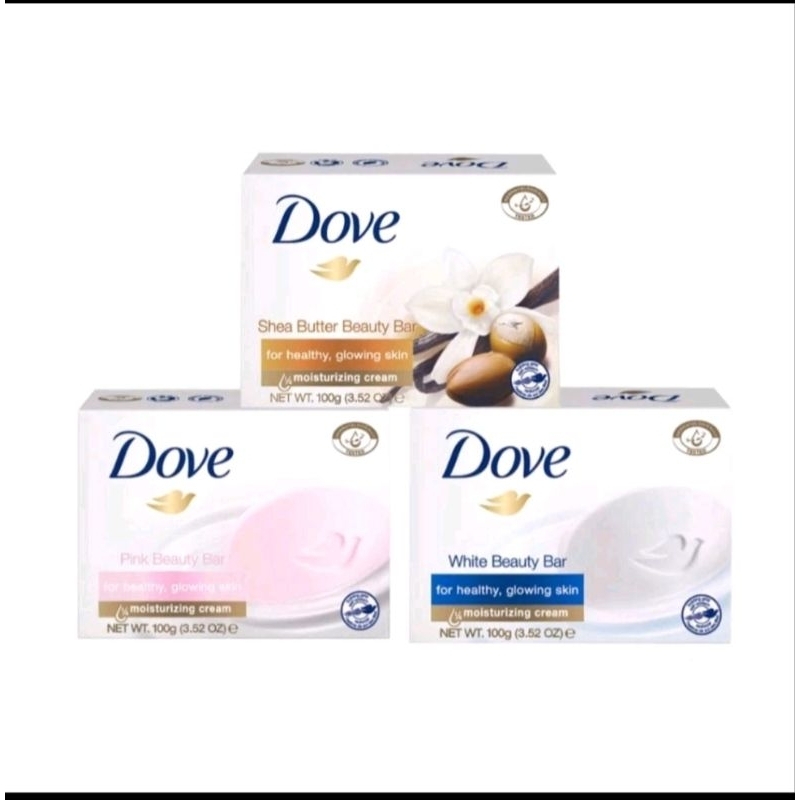 Dove Beauty Bar Original / Shea Butter / Pink - Sabun Batang Dove