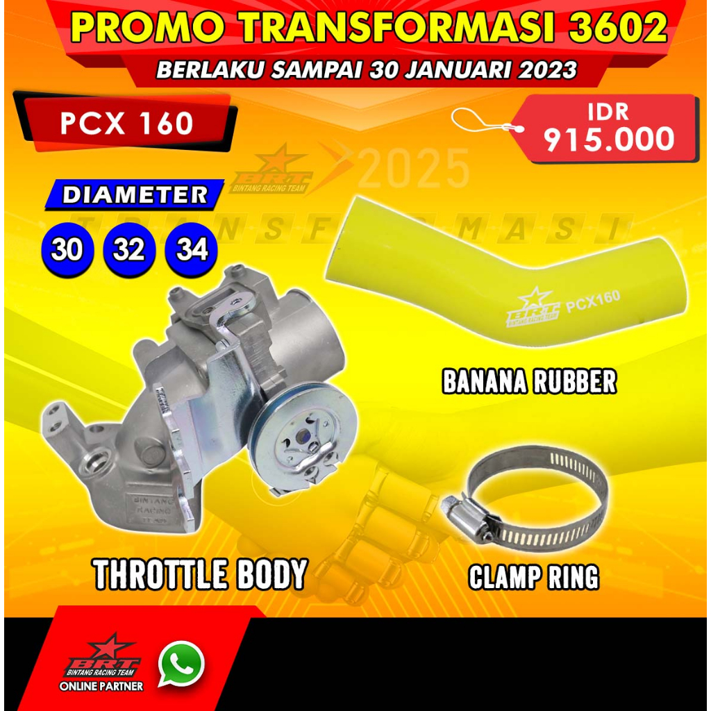 TB + Banana PCX 160 32mm