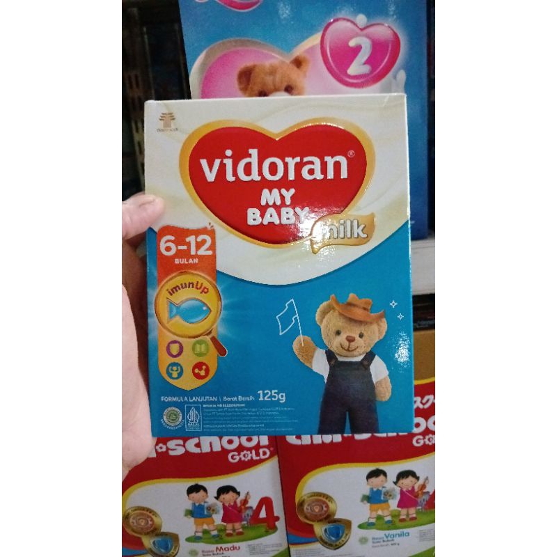 susu vidoran my baby 6-12 bulan 125 gram