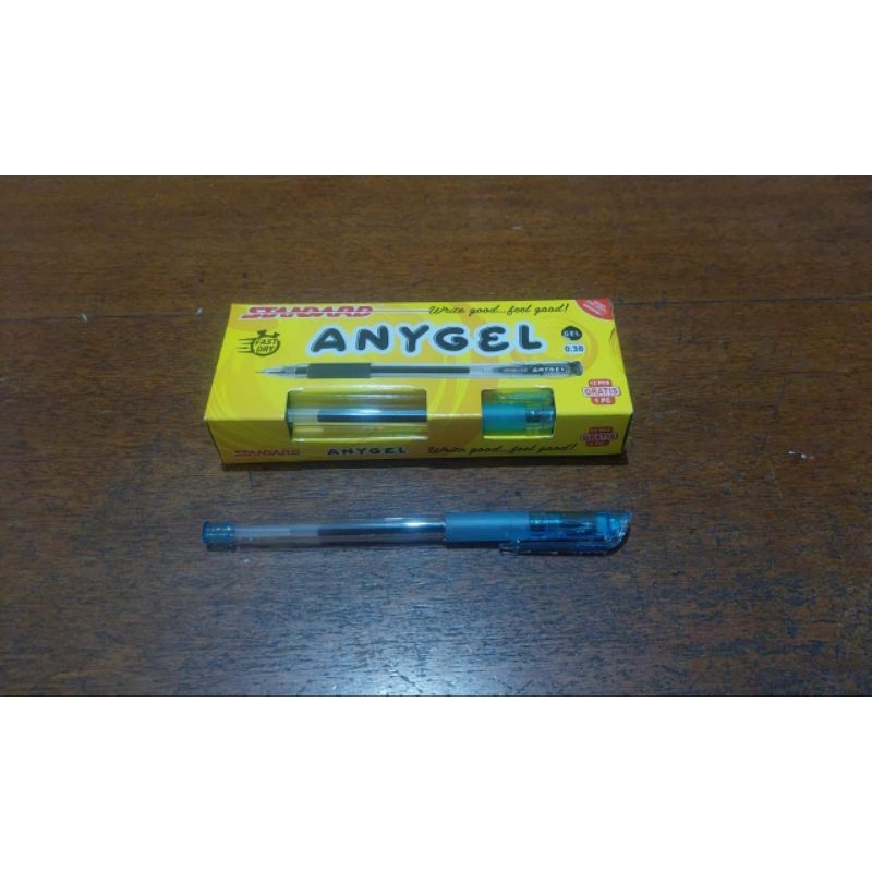 

[1 PCS] BALLPOINT STANDARD ANYGEL 0.38 / PULPEN STANDARD ANY GEL