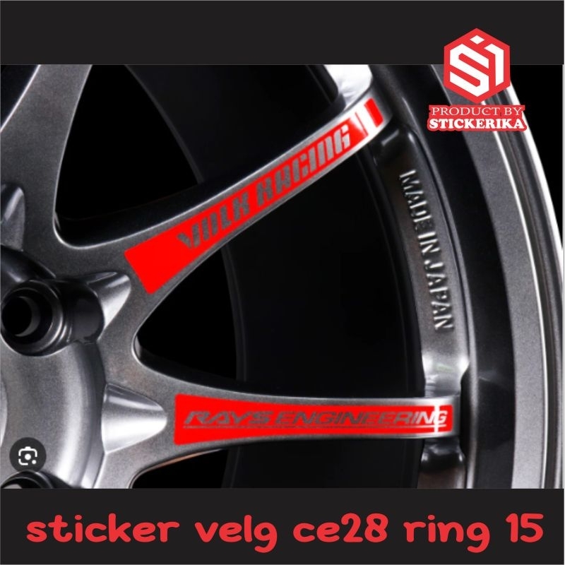 STICKER VOLK RACING RAYS ENGINEERING CE28 SL