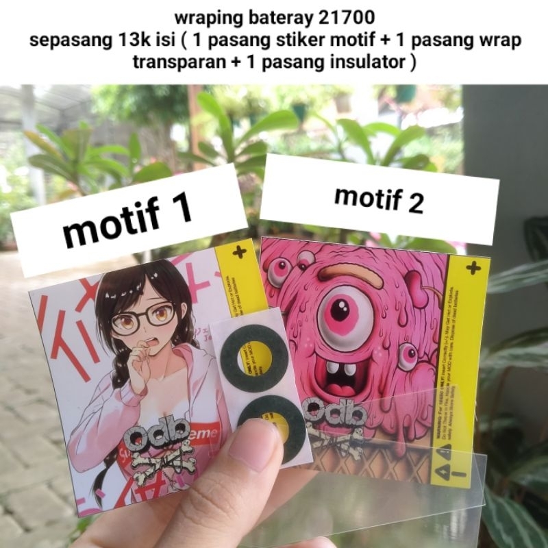 wrap baterai 21700