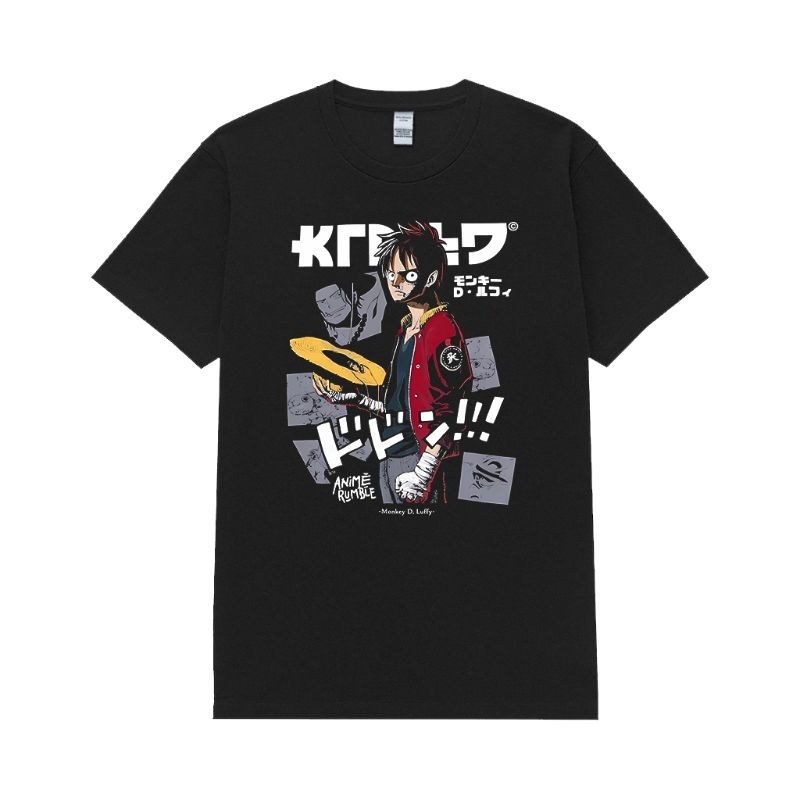 Kaos Anime | MONKEY D LUFFY | Kaos Luffy Anime |  Tshirt One Piece Monkey D Luffy