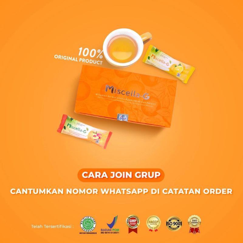 ❤️ANNUR.ID❤️[BPOM]MISCELLA-G Premium Suplemen Anti Aging Collagen Halal Promil Bumil Busui Aman 1 Bo