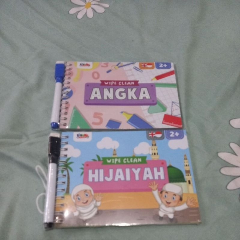 

buku belajar menulis by Zivana kids wipe clean