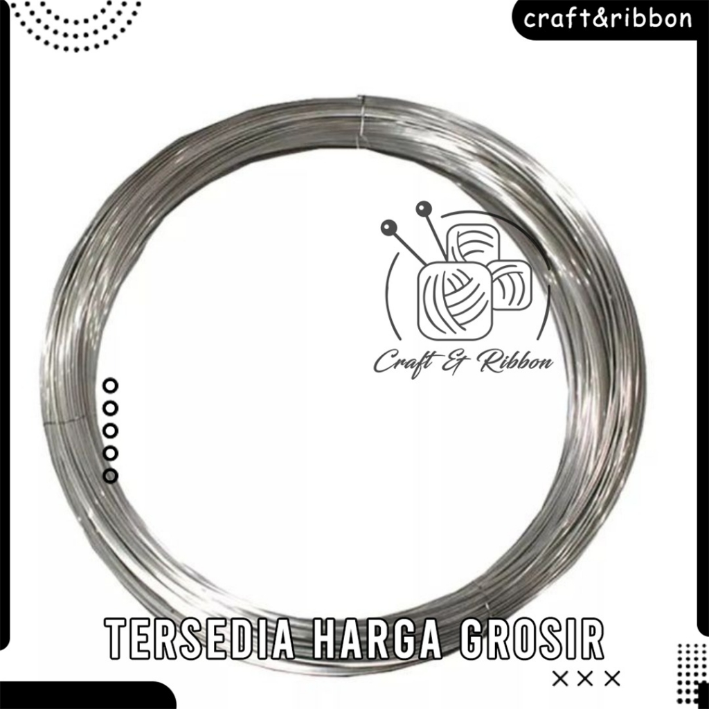 Kawat Stainless Soft / Kawat Aksesoris 0,5 mm