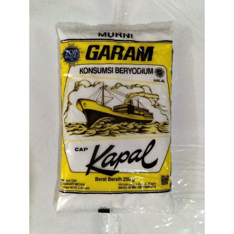 

Garam cap KAPAL 250gr