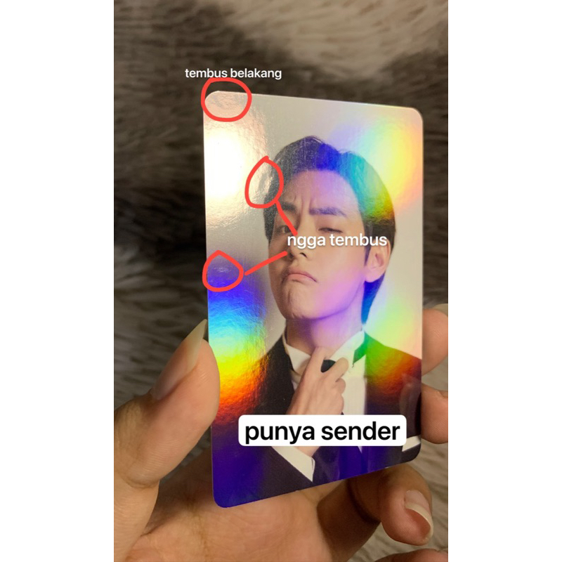 Taehyung V The Fact China Holo Benefit