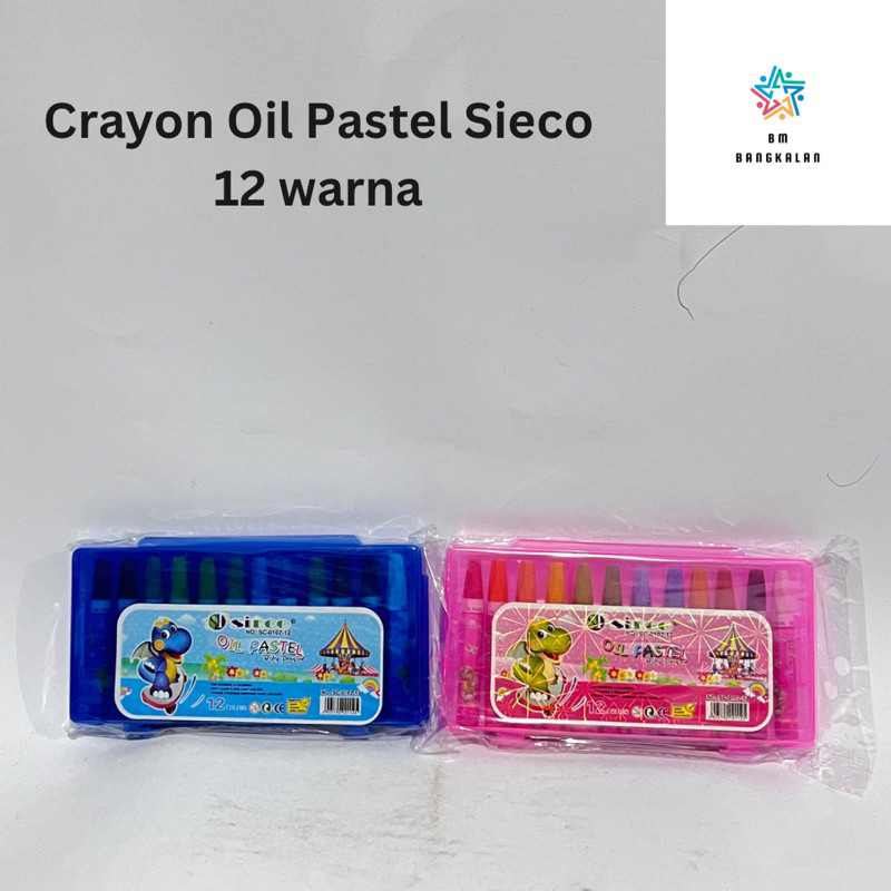 

Crayon Oil Pastel SIECO 12 Warna SC-0102-12