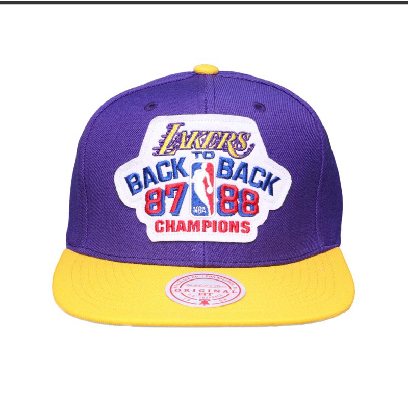 Mitchell n ness Lakers Back To back champion 87-88