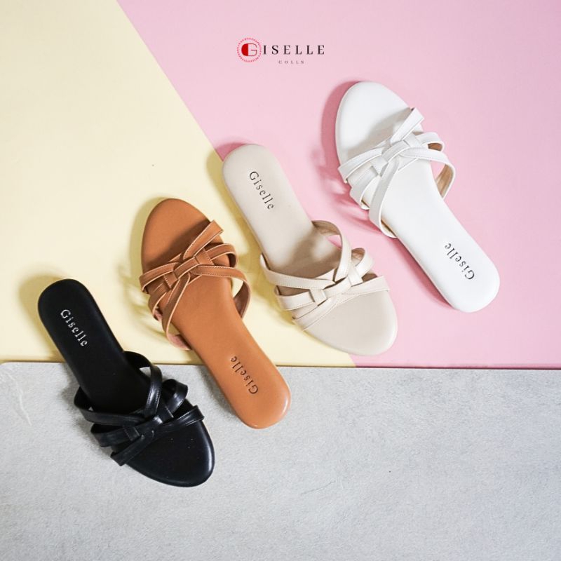 Giselle Colls - Kaylee Sandal Wanita Flat / Teplek