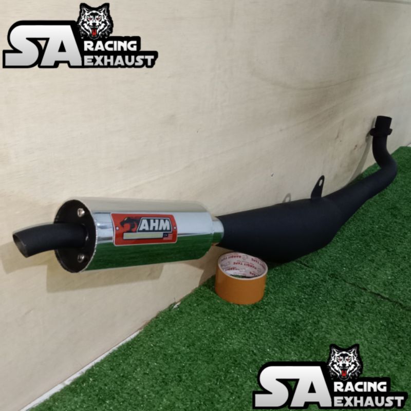 Knalpot Standar Racing FizR Plat Merek AHM/Knalpot AHM Plat Pnp YAMAHA FIZ R