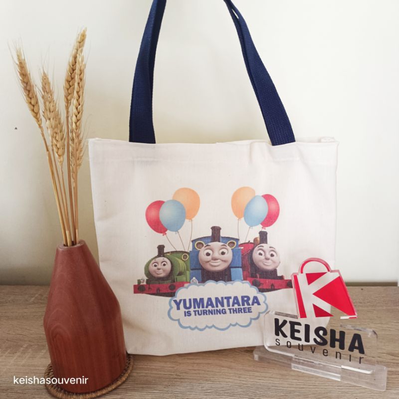 

tas ultah souvenir blacu costum nama