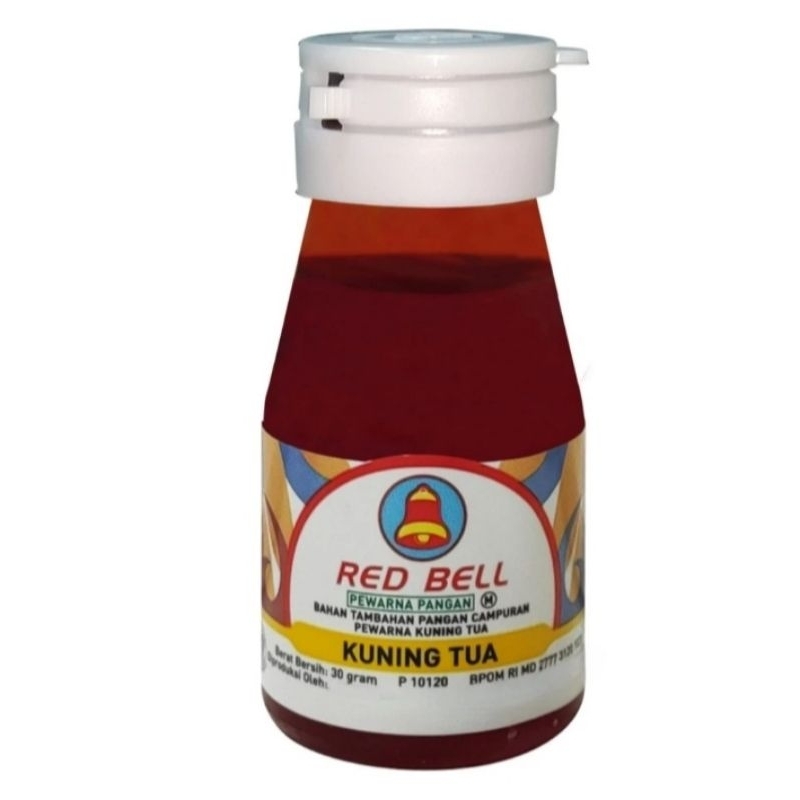 

redbell pewarna cair kuning tua 30mil
