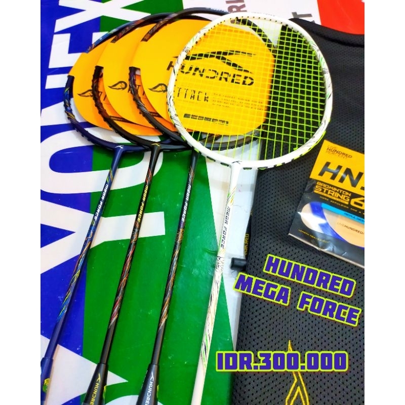 RAKET BADMINTON HUNDRED MEGA FORCE