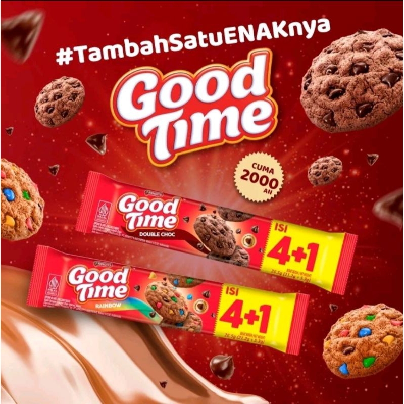 

GOOD TIME DOUBLE CHOCO 10PCS BUY isi 4+1