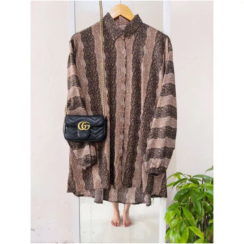 Blouse Oversize Jumbo Wanita LD 130cm