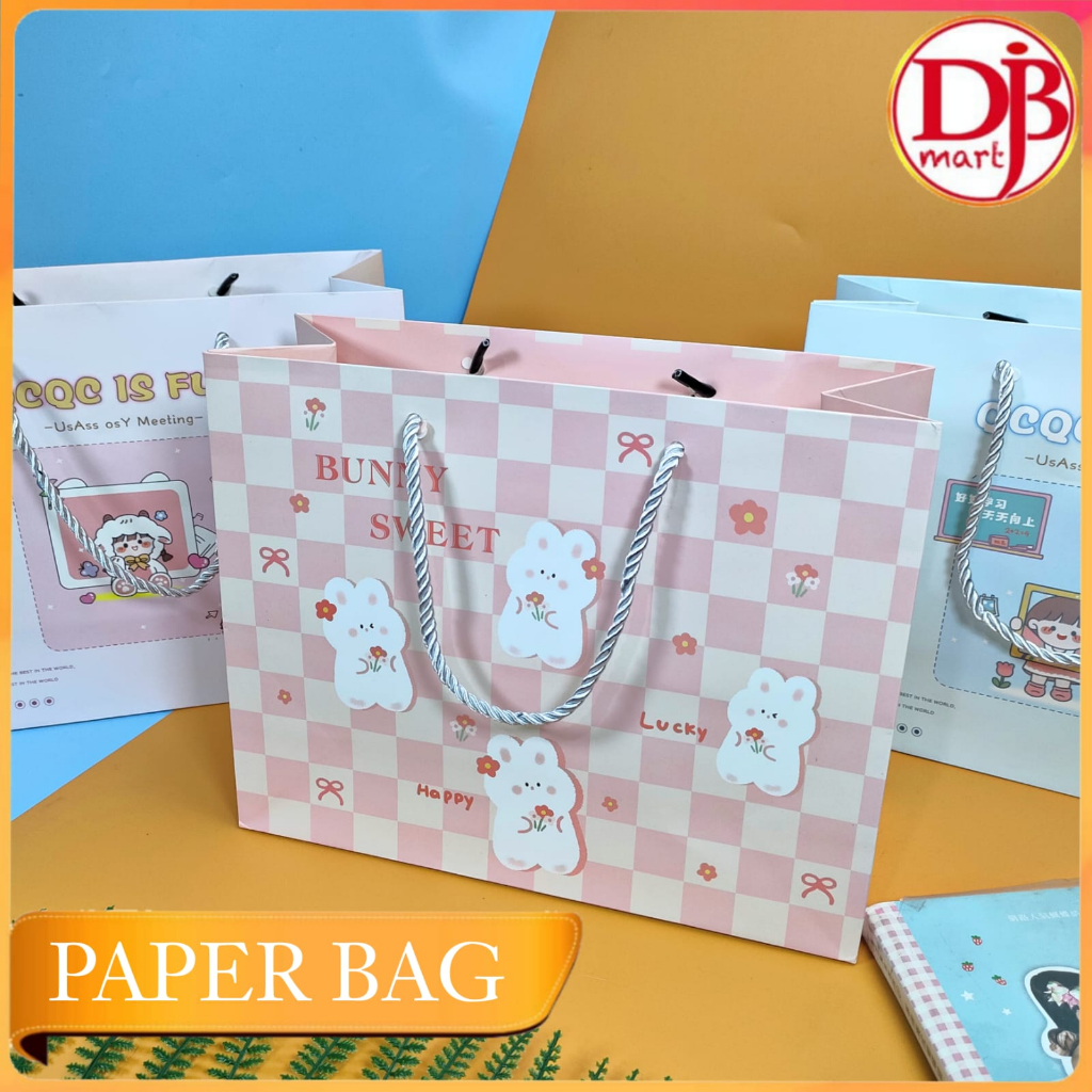 

PAPER BAG MOTIF LUCU / TAS SERBAGUNA / TAS ULTAH ORI IMPORT