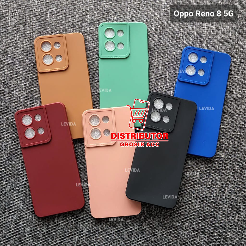 OPPO RENO 8 5G CASE MACARON PRO CAMERA CASE OPPO RENO 8 5G