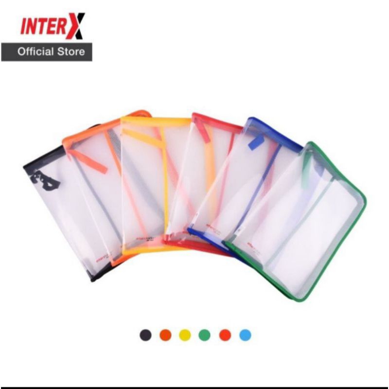 

Map Plastik Zipper Premium Tebal Resleting/Sleting Zipper Bag Inter X