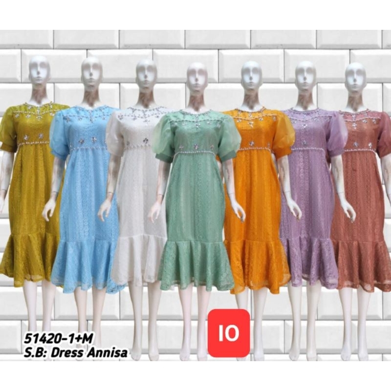 SALE.dress brokat duyung