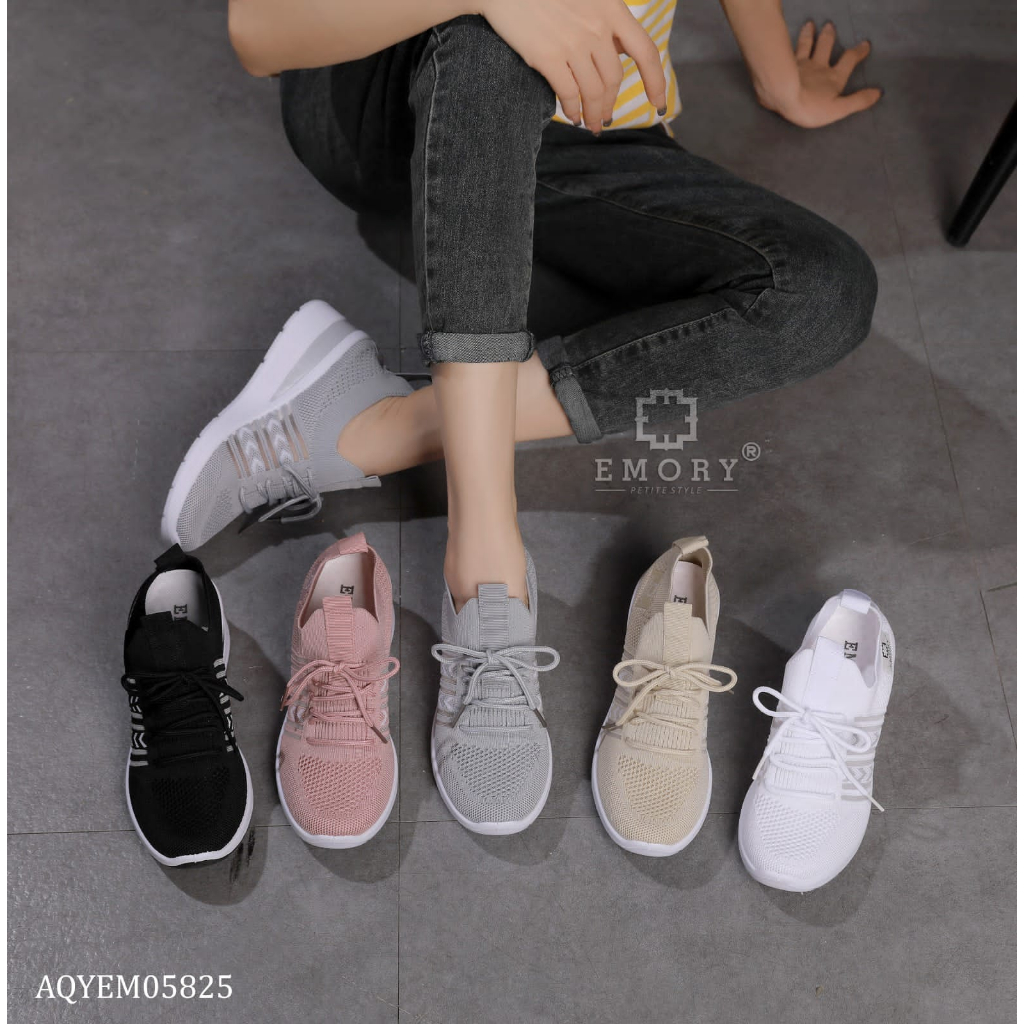 SEPATU EMORY VINARA AQYEMO5825 ORIGINAL BRAND #SNEAKERS RAJUT