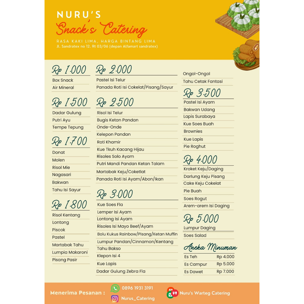 

Snack Box Nuru's Catering Tangerang
