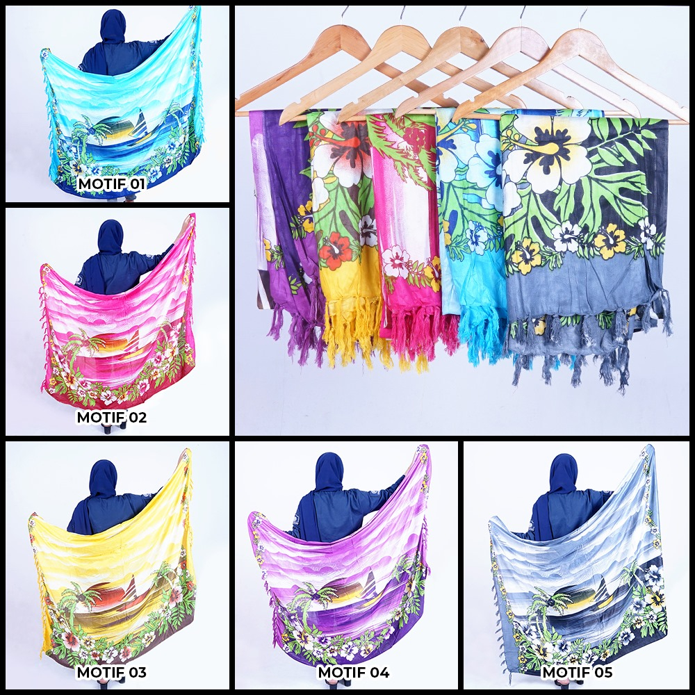 Premium Sarung Pantai Bali Kain Pantai Bali Kain Bali Motif Bahan Rayon Bali Adem Oleh Oleh Bali