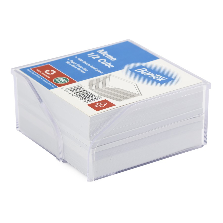 

Bantex Memo 1/2 Cube Transparant