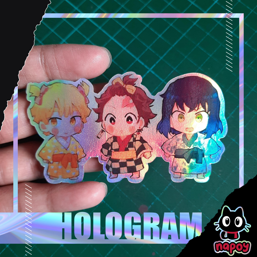 

Stiker Hologram Demon Slayer Entertainment District