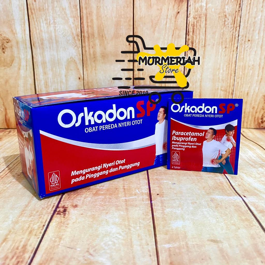 OSKADON SP STRIP isi 4 tablet - Obat Nyeri, Linu-linu & Sakit Pinggang