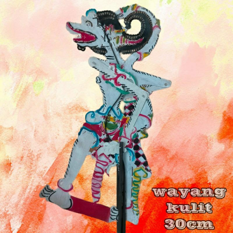 wayang kulit Hanoman kulit sapi