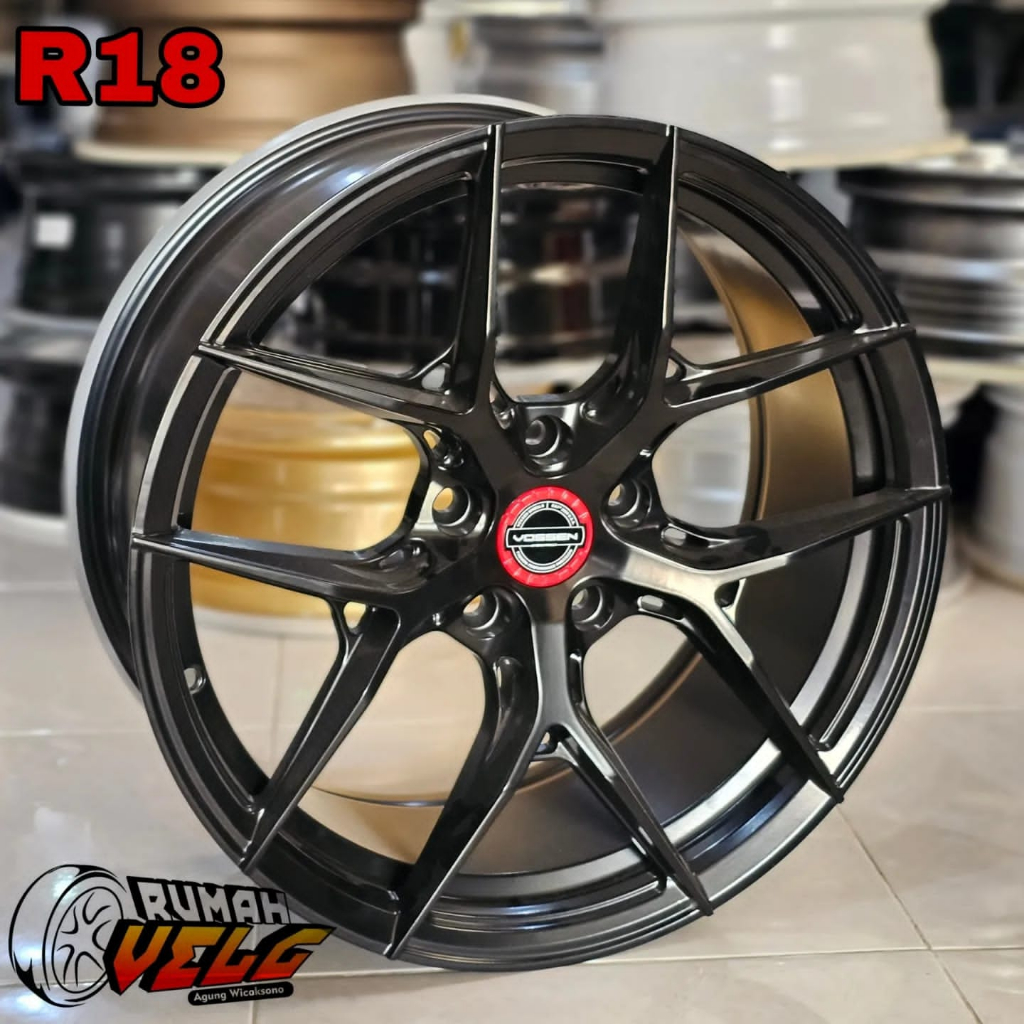 R18 HF-5 [Vossen] Pcd.5-114.3 VELG RACING MOBIL